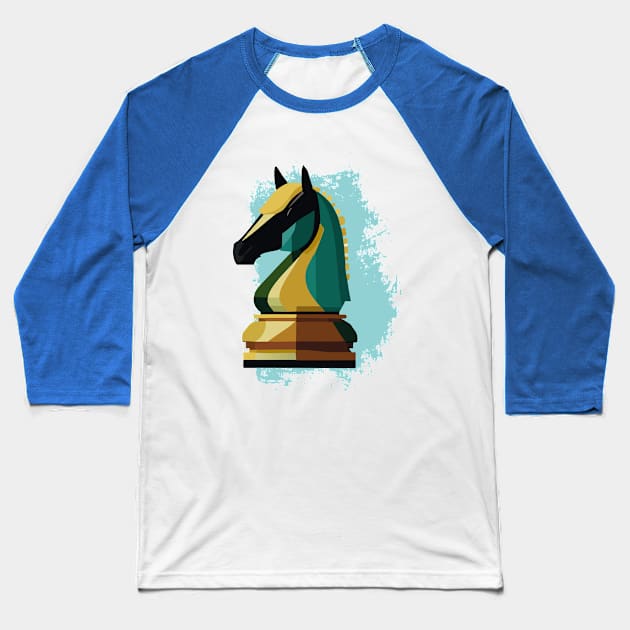 chess Baseball T-Shirt by Kalle